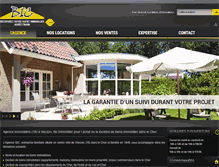 Tablet Screenshot of agence-bic.com